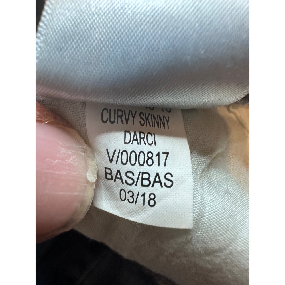 Old Navy Curvy Skinny Darci Jeans Womens 14 Long Blue Denim Distressed High Rise - Picture 5 of 13